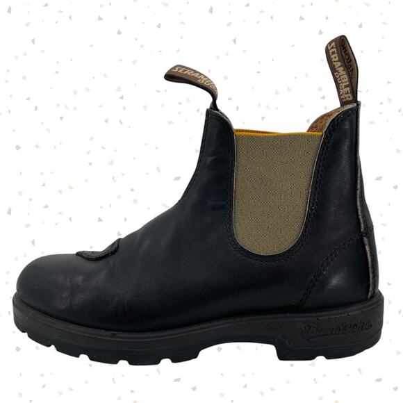 Blundstone X Ducati Scrambler Leather Chelsea Motorcycle Boots AU 4.5 FLAW - Picture 6 of 16